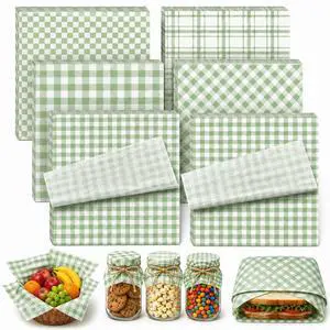 240 Sheets Sage Green Buffalo Plaids Wax Paper for Food Deli, 9.8 x 8.3'' Greenery Lattice Checkered Sandwich Wrapping Paper for Birthday Picnic Liner Wedding Party Supplies 240 Sheets Sage Green Buffalo Plaids Wax Paper for Food Deli, 9.8 x 8.3'' Greenery Lattice Checkered Sandwich Wrapping Paper for Birthday Picnic Liner Wedding Party Supplies