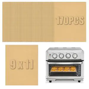 Parchment Paper Sheets 9x11 Inch, Air Fryer Toaster Oven Liners Rectangular 170 pcs, Disposable Paper Liners Fit Cuisinart, Emeril Lagasse, Ninja Foodi, Breville, Instant Pot Parchment Paper Sheets 9x11 Inch, Air Fryer Toaster Oven Liners Rectangular 170 pcs, Disposable Paper Liners Fit Cuisinart, Emeril Lagasse, Ninja Foodi, Breville, Instant Pot
