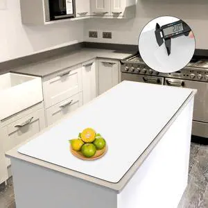 Extra Large Silicone Mats for Kitchen Counter (47.2"x23.6"x0.08"), 2mm Super-Thick Silicone Placemats for Crafts Countertop Protector, Non-Slip Heat Resistant Desk Protect Mat, Semitransparent Extra Large Silicone Mats for Kitchen Counter (47.2"x23.6"x0.08"), 2mm Super-Thick Silicone Placemats for Crafts Countertop Protector, Non-Slip Heat Resistant Desk Protect Mat, Semitransparent