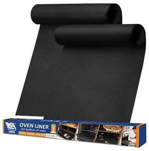 Oven Liners for Bottom of Oven, 2 Pack Large Thick Heavy Duty 100% Non-stick Reusable Teflon Oven Mat, 25x17 Baking Mat for Electric, Gas, Toaster Ovens, Grills,Kitchen Friendly Cooking Accessory Oven Liners for Bottom of Oven, 2 Pack Large Thick Heavy Duty 100% Non-stick Reusable Teflon Oven Mat, 25x17 Baking Mat for Electric, Gas, Toaster Ovens, Grills,Kitchen Friendly Cooking Accessory