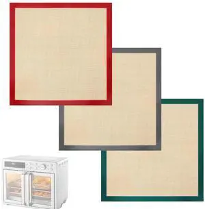 Tray Liners For Midea Flexify French DoorToaster Oven Air Fryer Combo, 3PCS Reusable Silicone Liner for 26.4 QT, Air Fryer Countertop Oven 10-in-1 Combo Accessories Tray Liners For Midea Flexify French DoorToaster Oven Air Fryer Combo, 3PCS Reusable Silicone Liner for 26.4 QT, Air Fryer Countertop Oven 10-in-1 Combo Accessories