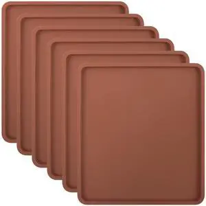6PCS Silicone Food Dehydrator Sheets with Edge, Compatible with Cosori 12" x 11" Trays, Square Non-stick Tray Liner, High Temperature Resistance Reusable Dryer Mats 6PCS Silicone Food Dehydrator Sheets with Edge, Compatible with Cosori 12" x 11" Trays, Square Non-stick Tray Liner, High Temperature Resistance Reusable Dryer Mats