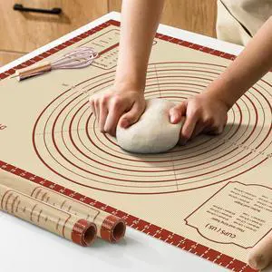Silicone Baking Mat, 28x20 Large Pastry Mat with Measurements Silicone Baking Mat, 28x20 Large Pastry Mat with Measurements