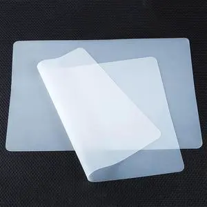 Large Clear Silicone Craft Mats: 13"W x 18"L Heat Resistant Non Slip Large Clear Silicone Craft Mats: 13"W x 18"L Heat Resistant Non Slip