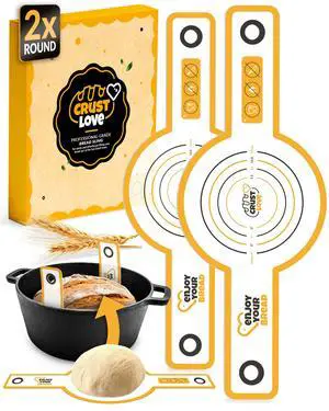 Silicone Bread Slings for Safe Lifting from Dutch Ovens Silicone Bread Slings for Safe Lifting from Dutch Ovens