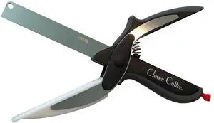 Clever Cutter 2-in-1 Knife & Cutting Board- The Original Quickly Chops Your Favorite Fruits, Vegetables, Meats, Cheeses & More in Second, Replace your Kitchen Knives and Cutting Boards Clever Cutter 2-in-1 Knife & Cutting Board- The Original Quickly Chops Your Favorite Fruits, Vegetables, Meats, Cheeses & More in Second, Replace your Kitchen Knives and Cutting Boards