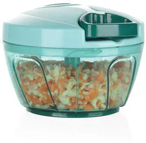 Manual Food Processor Vegetable Chopper, Portable Hand Pull String Garlic Mincer Onion Cutter for Veggies, Ginger, Fruits, Nuts, Herbs, etc., 500ml, Blue Manual Food Processor Vegetable Chopper, Portable Hand Pull String Garlic Mincer Onion Cutter for Veggies, Ginger, Fruits, Nuts, Herbs, etc., 500ml, Blue