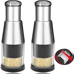 2 PCS 2025 Upgraded Stainless Steel Compact Mini Dicer Food Functional Manual Press, Hand Food Chopper for Mincing Garlic Garlic Press Stainless Steel Manual Pressed Chopper 2 PCS 2025 Upgraded Stainless Steel Compact Mini Dicer Food Functional Manual Press, Hand Food Chopper for Mincing Garlic Garlic Press Stainless Steel Manual Pressed Chopper