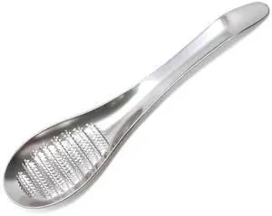 Stainless Steel Garlic Ginger Fruits Root Vegetable Grater Grinder Spoon for Kitchen Stainless Steel Garlic Ginger Fruits Root Vegetable Grater Grinder Spoon for Kitchen