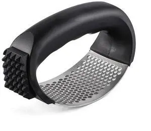 Garlic Press Rocker, Stainless Steel Garlic Press Rocker, Portable Kitchen Essential, Ergonomic Handle Design, Easy Mincing Crusher, Dishwasher Safe Fresh Garlic Tool Garlic Press Rocker, Stainless Steel Garlic Press Rocker, Portable Kitchen Essential, Ergonomic Handle Design, Easy Mincing Crusher, Dishwasher Safe Fresh Garlic Tool
