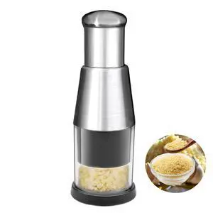 Manual Pressed Chopper,Compact Mini Dicer Food Chopper,Multifunctional Manual Garlic Press,Stainless Steel Hand Food Chopper for Mincing Garlic Press Stainless Steel(1 PCS) Manual Pressed Chopper,Compact Mini Dicer Food Chopper,Multifunctional Manual Garlic Press,Stainless Steel Hand Food Chopper for Mincing Garlic Press Stainless Steel(1 PCS)