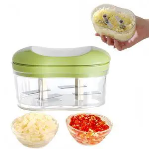Manual Press Chopper Garlic Mincer Chili Peppers Vegetable Chopper Easy-Press One-Press Onion Mincer Portable Food Processor for Garlic Onion Peppers Vegetable Household Kitchen Manual Press Chopper Garlic Mincer Chili Peppers Vegetable Chopper Easy-Press One-Press Onion Mincer Portable Food Processor for Garlic Onion Peppers Vegetable Household Kitchen