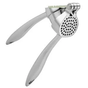 Garlic Press, Premium Zinc Alloy Garlic Crusher, Easy to Clean Professional Garlic Mincer with Built-in Cleaner, Sturdy Ginger Press for Nuts & Seeds, Dishwasher Safe Garlic Press, Premium Zinc Alloy Garlic Crusher, Easy to Clean Professional Garlic Mincer with Built-in Cleaner, Sturdy Ginger Press for Nuts & Seeds, Dishwasher Safe