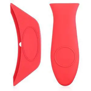 Cast Iron Pan Handle Covers,Silicone Pan Handle Sleeve Cast Iron Pan Handle Covers,Silicone Pan Handle Sleeve