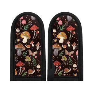 Mushroom Hot Handle Holder 2pcs Potholder Cookware Handle Cast Iron Skillets Handles Covers Heat Resistant Grip Covers for Cast Iron Skillet,Floral Mushroom Hot Handle Holder 2pcs Potholder Cookware Handle Cast Iron Skillets Handles Covers Heat Resistant Grip Covers for Cast Iron Skillet,Floral