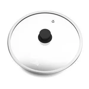 Inch Pan Lid For Pots Pans and Skillets, Cast Iron Skillet Lid, Large Tempered Glass Frying Pan Lids/Pot Cover Replacement, Crock Pot Lids with Wide Stainless Steel Rim, Cookware Lids Cover Inch Pan Lid For Pots Pans and Skillets, Cast Iron Skillet Lid, Large Tempered Glass Frying Pan Lids/Pot Cover Replacement, Crock Pot Lids with Wide Stainless Steel Rim, Cookware Lids Cover
