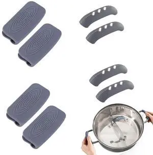 Pairs Silicone Pot Handle Covers Heat Resistant Silicone Pot Handle Covers Universal Fit for Pots Pans and Skillets Non-Slip Grip Protects Hands from Hot Handles Ideal Tools for Kitchen Pairs Silicone Pot Handle Covers Heat Resistant Silicone Pot Handle Covers Universal Fit for Pots Pans and Skillets Non-Slip Grip Protects Hands from Hot Handles Ideal Tools for Kitchen