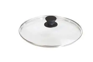 Round Glass Lid - 10.25 Inches - Tempered Glass Pan Cover with Silicone Knob - Clear Pan Cover for Moisture Locking & Easy Viewing - Oven-Proof Lid for Skillets & Dutch Ovens Round Glass Lid - 10.25 Inches - Tempered Glass Pan Cover with Silicone Knob - Clear Pan Cover for Moisture Locking & Easy Viewing - Oven-Proof Lid for Skillets & Dutch Ovens