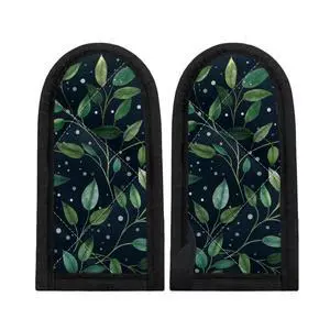 Green Leaf Hot Handle Covers Set of 2,Pot Sleeve Heat Resistant Cast Iron Skillets Holders for Kitchen Cooking Baking Green Leaf Hot Handle Covers Set of 2,Pot Sleeve Heat Resistant Cast Iron Skillets Holders for Kitchen Cooking Baking