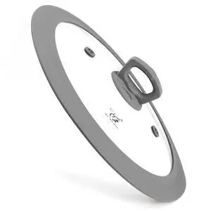 Vented Tempered Glass Universal Lid for Pot Pan Skillet with Heat Resistant Silicone Rim Microwave Splatter Lid Cover Microwave Safe Fit 11.5" 12" 12.5" Cookware, Dishwasher Safe Grey Vented Tempered Glass Universal Lid for Pot Pan Skillet with Heat Resistant Silicone Rim Microwave Splatter Lid Cover Microwave Safe Fit 11.5" 12" 12.5" Cookware, Dishwasher Safe Grey