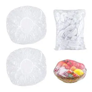 Reusable Elastic - Stretch Bowl Covers with Stretch PE Plastic Food Storage Covers Elastic Dish Plate Wrap Bowl Covers for Leftover and Meal Prep (90), (Y11M) Reusable Elastic - Stretch Bowl Covers with Stretch PE Plastic Food Storage Covers Elastic Dish Plate Wrap Bowl Covers for Leftover and Meal Prep (90), (Y11M)