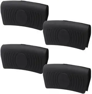 Bonsicoky Silicone Assist Handle Holder, Black, 2 Pair Bonsicoky Silicone Assist Handle Holder, Black, 2 Pair