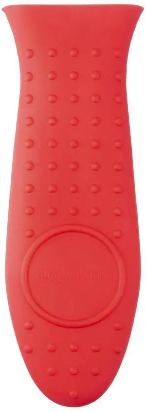 Heat Resistant Non-Slip Silicone Hot Handle Holder, Rectangular Pot Handle Cover for Kitchen, Insulating Protection, Red, 5.6"L x 1.9"W Heat Resistant Non-Slip Silicone Hot Handle Holder, Rectangular Pot Handle Cover for Kitchen, Insulating Protection, Red, 5.6"L x 1.9"W