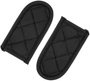 Cast Iron Skillet Handle Covers, Pan Pot Handle Covers Heat Resistant, Hot Handle Covers, Pan Pot Cast Iron Skillet Handle Holder Sleeves Mitt for Kitchen, BBQ and Baking Cookware (2-Pack Black) Cast Iron Skillet Handle Covers, Pan Pot Handle Covers Heat Resistant, Hot Handle Covers, Pan Pot Cast Iron Skillet Handle Holder Sleeves Mitt for Kitchen, BBQ and Baking Cookware (2-Pack Black)