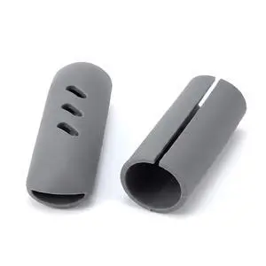 Silicone Pot Handle Covers, Handle Sleeves for Pots and Pans, Soft Non-Slip Grip, Dishwasher Safe, Gray, 2 Pack Silicone Pot Handle Covers, Handle Sleeves for Pots and Pans, Soft Non-Slip Grip, Dishwasher Safe, Gray, 2 Pack
