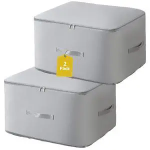 Large Self-Compression Cube for Comforters & Clothes (2-Pack, 11x6.3x1.2in) Large Self-Compression Cube for Comforters & Clothes (2-Pack, 11x6.3x1.2in)