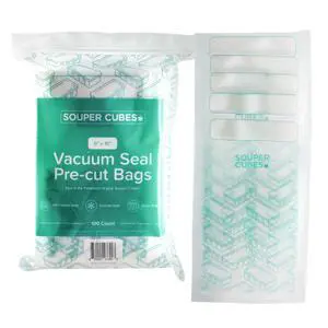 6 x 10 Pint Vacuum Sealer Bags for Food, 100-Count BPA-Free Precut Food Vacuum Sealer Bags for Meal Prep, Freezing & Sous Vide 6 x 10 Pint Vacuum Sealer Bags for Food, 100-Count BPA-Free Precut Food Vacuum Sealer Bags for Meal Prep, Freezing & Sous Vide
