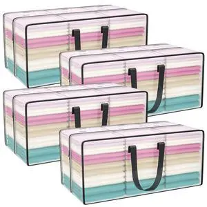 Heavy Duty Extra Large Clear Moving Bags with Strong Zipper Handles Heavy Duty Extra Large Clear Moving Bags with Strong Zipper Handles