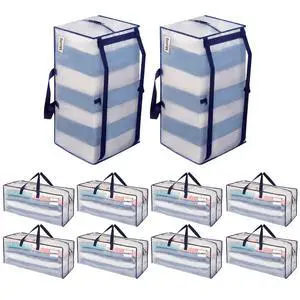 Heavy Duty Moving Bags with Backpack Straps, Zippers & Handles, Extra Large Packing Bags for College Dorm Essentials, Moving Supplies Alternative to Cardboard Moving Boxes Heavy Duty Moving Bags with Backpack Straps, Zippers & Handles, Extra Large Packing Bags for College Dorm Essentials, Moving Supplies Alternative to Cardboard Moving Boxes