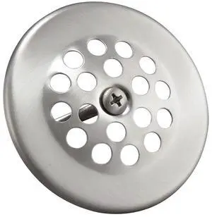 Tarnish Free Bath Drain Strainer Dome Cover, Brushed Nickel Tarnish Free Bath Drain Strainer Dome Cover, Brushed Nickel
