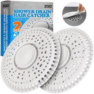 Shower Drain Hair Catcher Silicone Flat Floor Strainer Protector Shower Drain Hair Catcher Silicone Flat Floor Strainer Protector