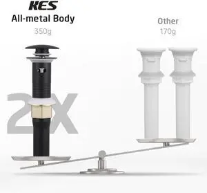 All Metal Bathroom Sink Drain with Strainer Basket Hair Catcher Anti Clog Pop Up Drain Stopper for Lavatory Vanity Vessel Sink with Overflow, Rustproof 18/8 Stainless Steel Matte Black S2013A-BK All Metal Bathroom Sink Drain with Strainer Basket Hair Catcher Anti Clog Pop Up Drain Stopper for Lavatory Vanity Vessel Sink with Overflow, Rustproof 18/8 Stainless Steel Matte Black S2013A-BK