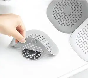 2 Pieces Shower Drain Hair Catcher Bathtub Stopper, Home Protectors with Sucker Water Trap Sink Cover for Bathroom Bathtub and Kitchen (Grey,White) 2 Pieces Shower Drain Hair Catcher Bathtub Stopper, Home Protectors with Sucker Water Trap Sink Cover for Bathroom Bathtub and Kitchen (Grey,White)