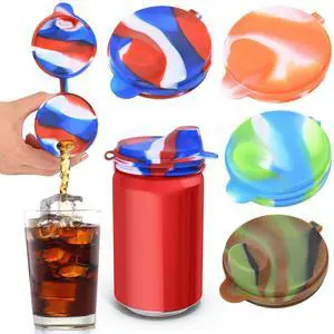4 Pack Silicone Soda Can Lids,Soda Can Cover Lids,Silicone Canning Lids,Beverage Can Covers Reusable Protector For soda, Beer, Drink, Juice, Coke, Fits Standard Cans(ST-2) 4 Pack Silicone Soda Can Lids,Soda Can Cover Lids,Silicone Canning Lids,Beverage Can Covers Reusable Protector For soda, Beer, Drink, Juice, Coke, Fits Standard Cans(ST-2)