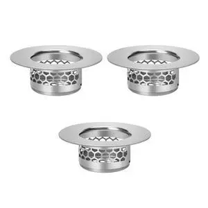 Bathroom Sink Strainer, Bathtub Lavatory Sink Drain Strainer Hair Catcher for Laundry, Mop Pool, Utility, Slop, RV Sink, Stainless Steel Drain FilterFit Hole Size from 1.25" 3 Pack (1.1) Bathroom Sink Strainer, Bathtub Lavatory Sink Drain Strainer Hair Catcher for Laundry, Mop Pool, Utility, Slop, RV Sink, Stainless Steel Drain FilterFit Hole Size from 1.25" 3 Pack (1.1)