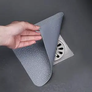 Silicone Tub Stopper Floor Drain Cover,2 Pieces Sewer Anti-Odor Mat Deodorizing Drain Plugs for Kitchen,Bathroom and Laundry(5x5 inch) Grey Silicone Tub Stopper Floor Drain Cover,2 Pieces Sewer Anti-Odor Mat Deodorizing Drain Plugs for Kitchen,Bathroom and Laundry(5x5 inch) Grey