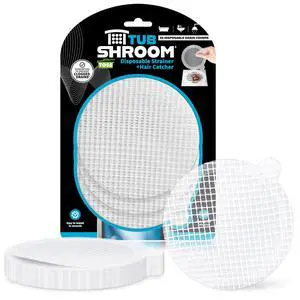 Disposable Drain Covers - Hair Catcher Mesh Sticker Strainers for Shower Bathtub and Bathroom Sink Drains to Prevent Clogged Drains, Half Year Supply Disposable Drain Covers - Hair Catcher Mesh Sticker Strainers for Shower Bathtub and Bathroom Sink Drains to Prevent Clogged Drains, Half Year Supply