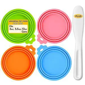 Universal Pet Food Can Covers, Silicone Lids for Dog and Cat Cans, Fit Most Standard Sizes (Multicolor) Universal Pet Food Can Covers, Silicone Lids for Dog and Cat Cans, Fit Most Standard Sizes (Multicolor)