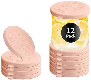 Oui Yogurt Jar Lids Silicone | Covers Fit For 5 Oz Oui Yogurt Glass Jars | Perfect For Oui Yogurt Bottle with Label | Lids Only | Food-Grade/Leakproof/Reusable | 12Pcs Flesh Colors Oui Yogurt Jar Lids Silicone | Covers Fit For 5 Oz Oui Yogurt Glass Jars | Perfect For Oui Yogurt Bottle with Label | Lids Only | Food-Grade/Leakproof/Reusable | 12Pcs Flesh Colors