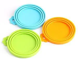Food Can Cover Silicone Can Lids for Dog and Cat Food(Universal Size,One fit 3 Standard Size Food Cans),Multi-colored Food Can Cover Silicone Can Lids for Dog and Cat Food(Universal Size,One fit 3 Standard Size Food Cans),Multi-colored