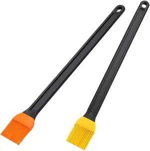 14in 2 Tone Silicone Basting Brush, Non-Slip Long Handle 14in 2 Tone Silicone Basting Brush, Non-Slip Long Handle