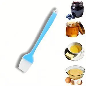 Silicone Basting Pastry Brush, 10.35 Inch, Blue, Food Grade, Heat Resistant -30°C to 230°C, No Bristle Loss, for Baking, BBQ, and Cooking Silicone Basting Pastry Brush, 10.35 Inch, Blue, Food Grade, Heat Resistant -30°C to 230°C, No Bristle Loss, for Baking, BBQ, and Cooking