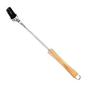 Silicone Basting Brush for Grilling - Premium Acacia Wood Sauce Brush for BBQ & Smoking - Heat Resistant Marinade & Meat Brush - Dishwasher Safe Cooking Brush - Perfect For Fathers Day Gift Silicone Basting Brush for Grilling - Premium Acacia Wood Sauce Brush for BBQ & Smoking - Heat Resistant Marinade & Meat Brush - Dishwasher Safe Cooking Brush - Perfect For Fathers Day Gift