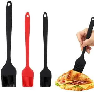 3 PCS Silicone Basting Pastry Brush,Heat Resistant Cooking Brush for Oil Butter Sauce,Premium Cooking Brush for Sauce Marinade Meat Glazing 3 PCS Silicone Basting Pastry Brush,Heat Resistant Cooking Brush for Oil Butter Sauce,Premium Cooking Brush for Sauce Marinade Meat Glazing
