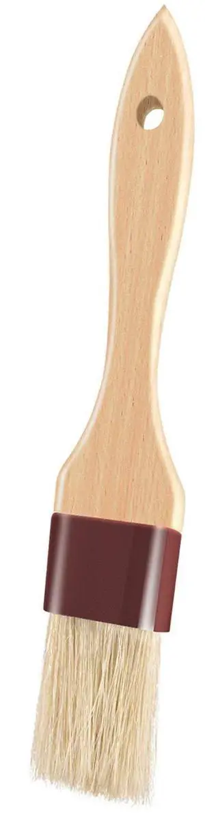 Pastry Brushes for Baking Basting Brush with Boar Bristles and Beech Hardwood Handles Culinary Oil Brush for Barbecue Butter Grill BBQ Sauce Baster (1 inch) Pastry Brushes for Baking Basting Brush with Boar Bristles and Beech Hardwood Handles Culinary Oil Brush for Barbecue Butter Grill BBQ Sauce Baster (1 inch)