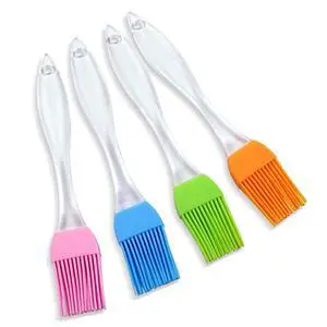Silicone Pastry & Basting Brush Heat-Resistant Cooking Brush for BBQ, Grill, Baking, and Kitchen Use Silicone Pastry & Basting Brush Heat-Resistant Cooking Brush for BBQ, Grill, Baking, and Kitchen Use